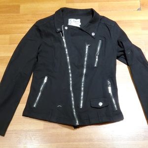 Denim Biker Jacket